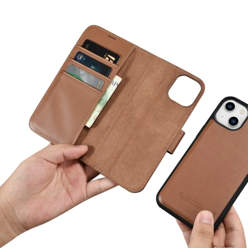 Kup Etui iCarer Wallet Anti-RFID 2in1 Apple iPhone 14 Plus / 15 Plus brązowy - ICR466 - {ean13} - Sklep Home Screen