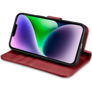 Kup Etui iCarer Wallet Anti-RFID 2in1 Apple iPhone 14 Plus / 15 Plus červené - ICR467 - {ean13} - Sklep Home Screen