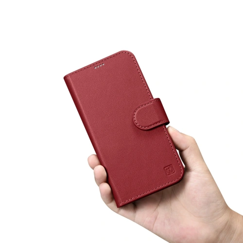 Kup Etui iCarer Wallet Anti-RFID 2in1 Apple iPhone 14 Plus / 15 Plus červené - ICR467 - {ean13} - Sklep Home Screen