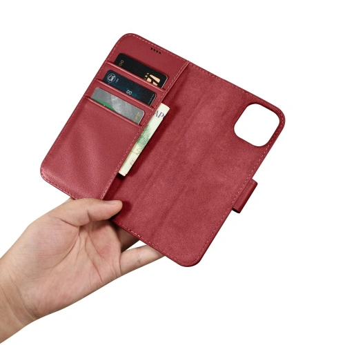 Kup Etui iCarer Wallet Anti-RFID 2in1 Apple iPhone 14 Plus / 15 Plus červené - ICR467 - {ean13} - Sklep Home Screen