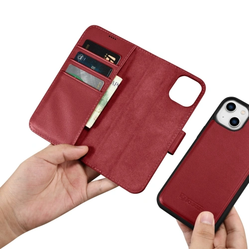 Kup Etui iCarer Wallet Anti-RFID 2in1 Apple iPhone 14 Plus / 15 Plus červené - ICR467 - {ean13} - Sklep Home Screen