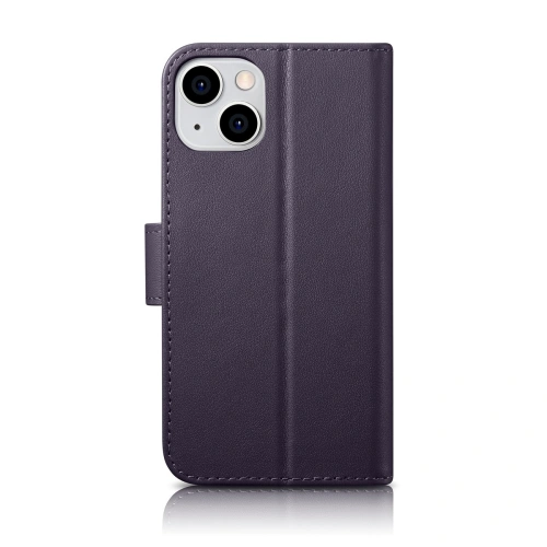 Kup Case iCarer Wallet Anti-RFID 2in1 Apple iPhone 14 Plus / 15 Plus dunkelviolett - ICR468 - {ean13} - Sklep Home Screen