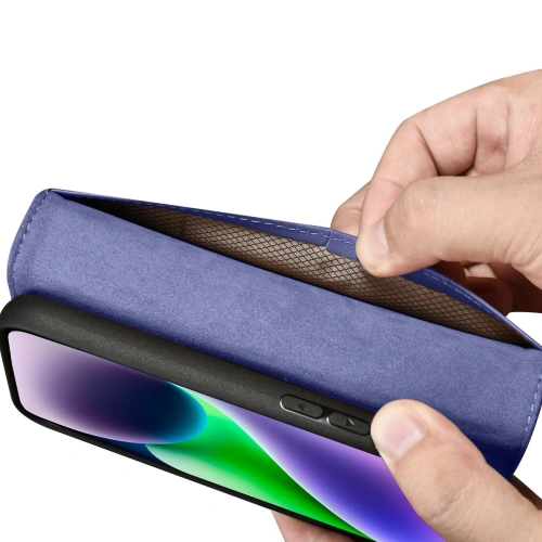 Kup Husă iCarer Wallet Anti-RFID 2in1 Apple iPhone 14 Plus / 15 Plus violet deschis - ICR469 - {ean13} - Sklep Home Screen
