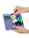 Kup Etui iCarer Wallet Anti-RFID 2in1 Apple iPhone 14 Plus / 15 Plus jasnofialový - ICR469 - {ean13} - Sklep Home Screen