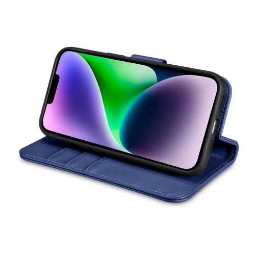 Kup Etui iCarer Wallet Anti-RFID 2in1 Apple iPhone 14 Plus / 15 Plus modré - ICR470 - {ean13} - Sklep Home Screen