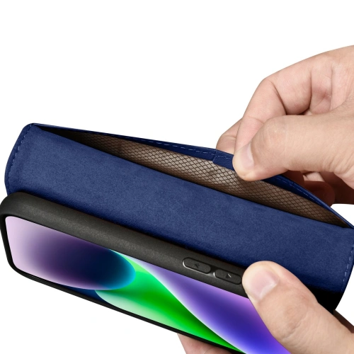 Kup Etui iCarer Wallet Anti-RFID 2in1 Apple iPhone 14 Plus / 15 Plus modré - ICR470 - {ean13} - Sklep Home Screen