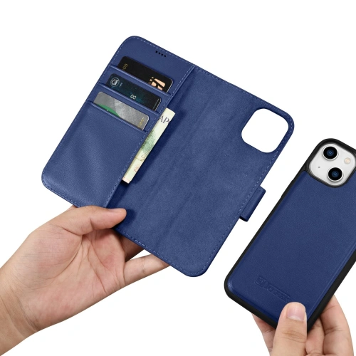 Kup Etui iCarer Wallet Anti-RFID 2in1 Apple iPhone 14 Plus / 15 Plus modré - ICR470 - {ean13} - Sklep Home Screen