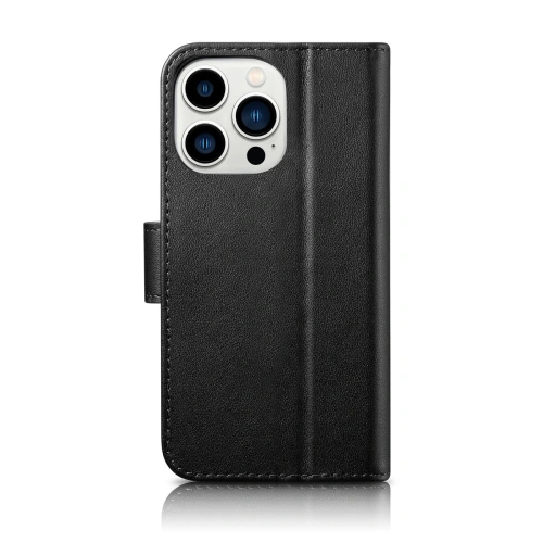 Kup Husă iCarer Wallet Anti-RFID 2in1 Apple iPhone 14 Pro Max negru - ICR471 - {ean13} - Sklep Home Screen