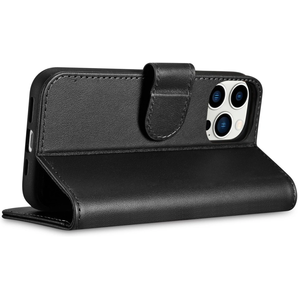 Etui iCarer Wallet Anti-RFID 2in1 Apple iPhone 14 Pro Max czarny