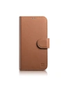 Husă iCarer Wallet Anti-RFID 2în1 Apple iPhone 14 Pro Max maro