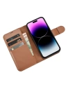 Kup Husă iCarer Wallet Anti-RFID 2în1 Apple iPhone 14 Pro Max maro - ICR472 - {ean13} - Sklep Home Screen