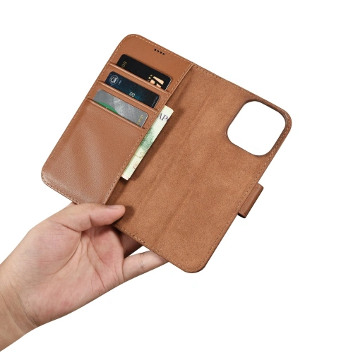 Kup Husă iCarer Wallet Anti-RFID 2în1 Apple iPhone 14 Pro Max maro - ICR472 - {ean13} - Sklep Home Screen