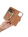 Buy iCarer Wallet Anti-RFID 2in1 Apple iPhone 14 Pro Max brown - ICR472 - {ean13} - Home Screen Store Europe