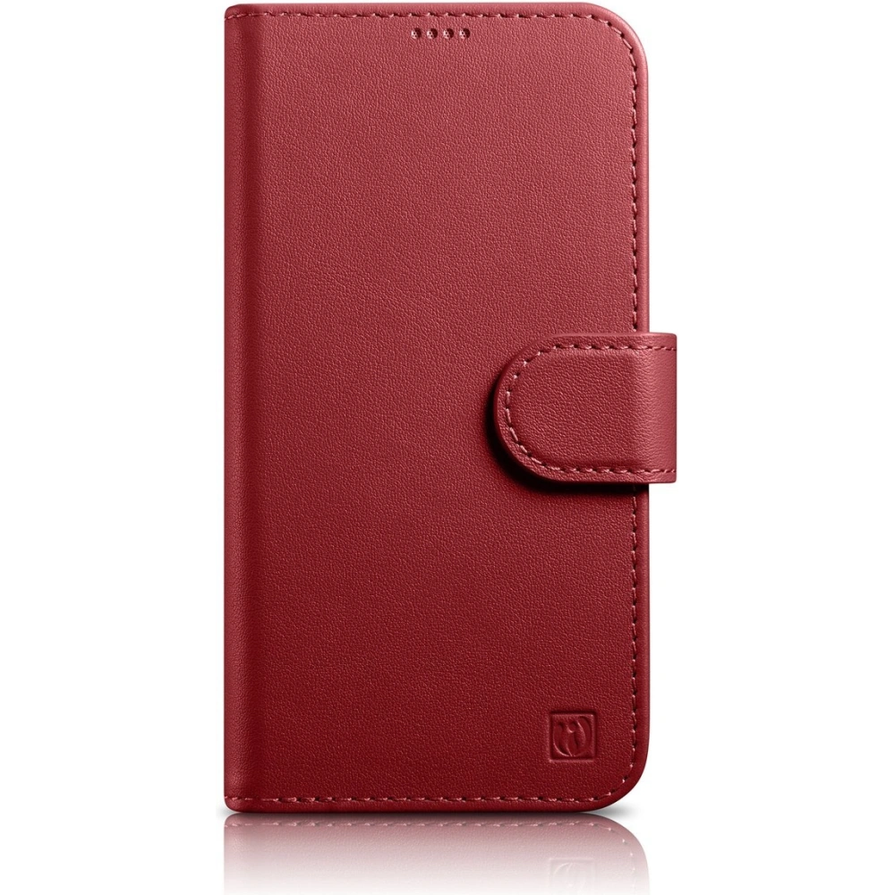 Etui iCarer Wallet Anti-RFID 2in1 Apple iPhone 14 Pro Max czerwony