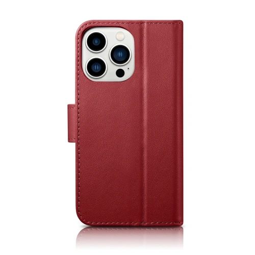 Kup Case iCarer Wallet Anti-RFID 2in1 Apple iPhone 14 Pro Max rot - ICR473 - {ean13} - Sklep Home Screen