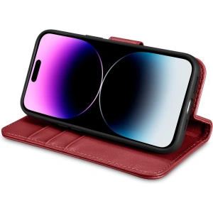 Kup Etui iCarer Wallet Anti-RFID 2in1 Apple iPhone 14 Pro Max czerwony - ICR473 - {ean13} - Sklep Home Screen