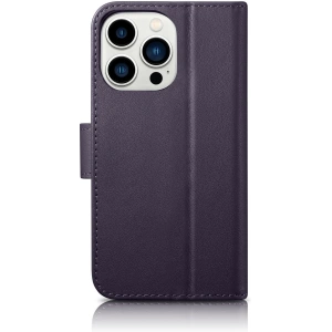 Kup Etui iCarer Wallet Anti-RFID 2in1 Apple iPhone 14 Pro Max ciemnofioletowy - ICR474 - {ean13} - Sklep Home Screen