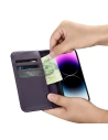 Kup Case iCarer Wallet Anti-RFID 2in1 Apple iPhone 14 Pro Max dunkelviolett - ICR474 - {ean13} - Sklep Home Screen