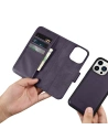 Kup Case iCarer Wallet Anti-RFID 2in1 Apple iPhone 14 Pro Max dunkelviolett - ICR474 - {ean13} - Sklep Home Screen