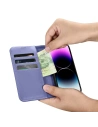 Kup Etui iCarer Wallet Anti-RFID 2in1 Apple iPhone 14 Pro Max világoslila - ICR475 - {ean13} - Sklep Home Screen