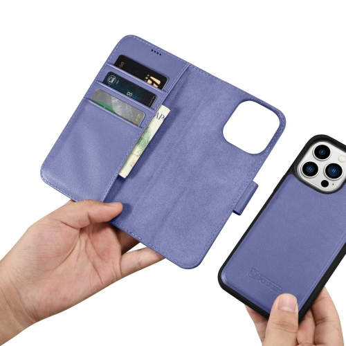 Kup Husă iCarer Wallet Anti-RFID 2in1 Apple iPhone 14 Pro Max violet deschis - ICR475 - {ean13} - Sklep Home Screen