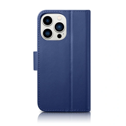 Kup Etui iCarer Wallet Anti-RFID 2in1 Apple iPhone 14 Pro Max modré - ICR476 - {ean13} - Sklep Home Screen
