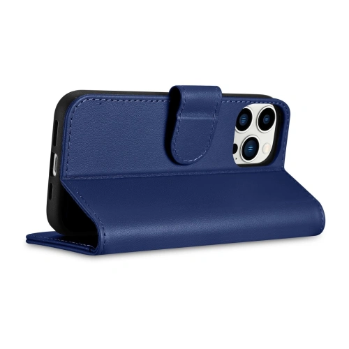 Kup Etui iCarer Wallet Anti-RFID 2in1 Apple iPhone 14 Pro Max modré - ICR476 - {ean13} - Sklep Home Screen
