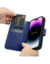 Kup Etui iCarer Wallet Anti-RFID 2in1 Apple iPhone 14 Pro Max modré - ICR476 - {ean13} - Sklep Home Screen