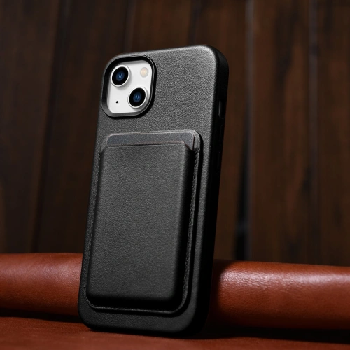 Kup Etui iCarer Case Leather MagSafe Apple iPhone 14 Plus / 15 Plus černé - ICR477 - {ean13} - Sklep Home Screen