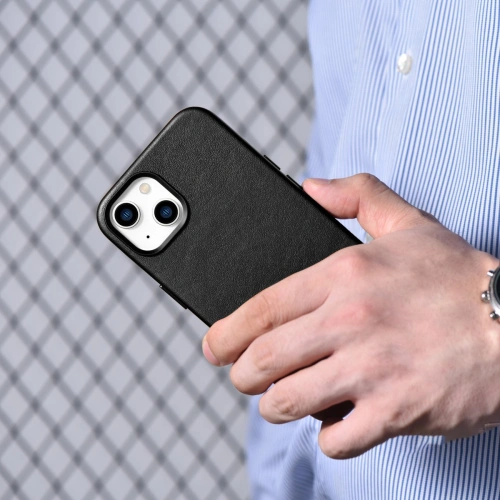 Kup Etui iCarer Case Leather MagSafe Apple iPhone 14 Plus / 15 Plus černé - ICR477 - {ean13} - Sklep Home Screen