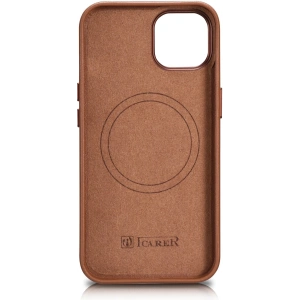 Kup Etui iCarer Case Leather MagSafe Apple iPhone 14 Plus / 15 Plus hnědé - ICR478 - {ean13} - Sklep Home Screen