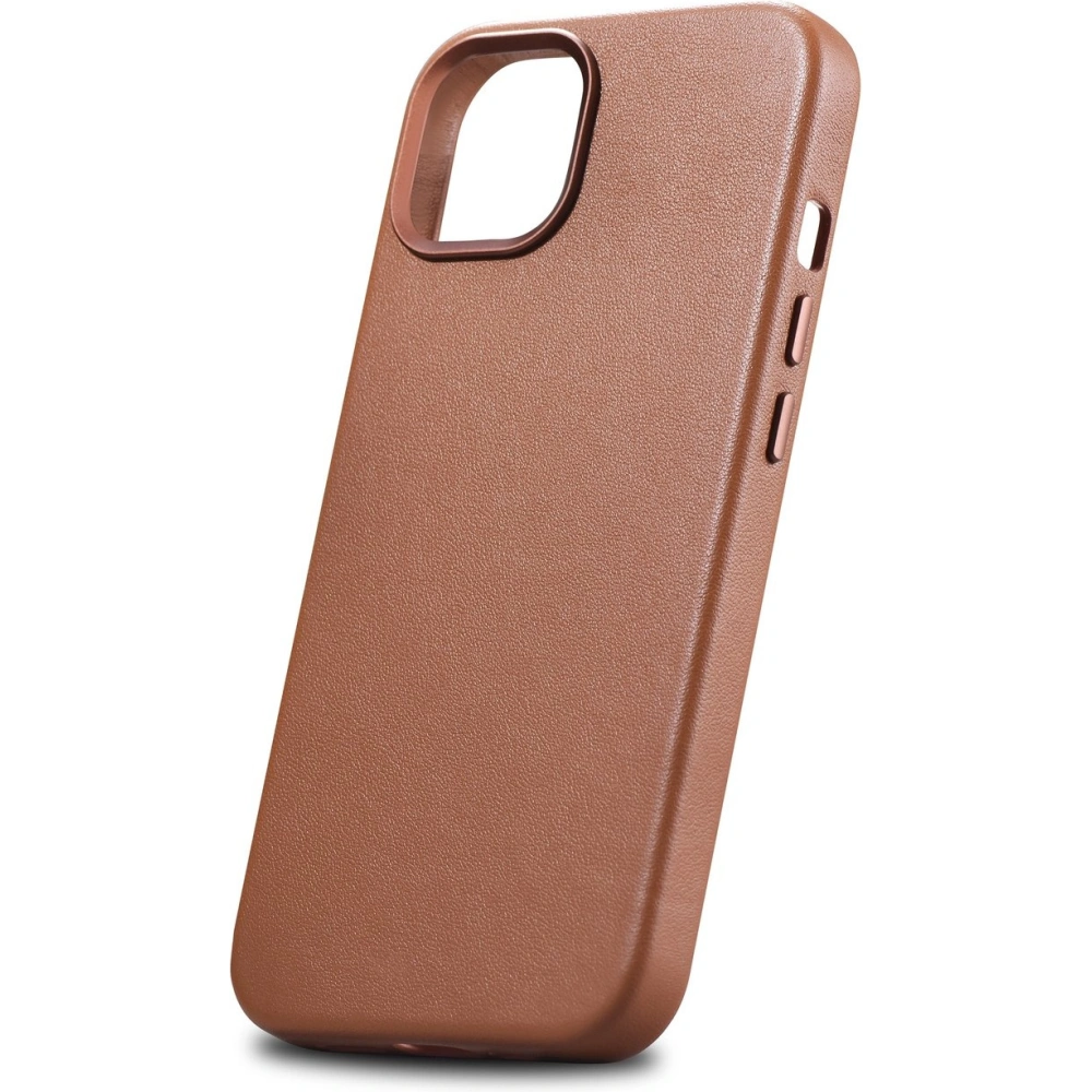 Etui iCarer Case Leather MagSafe Apple iPhone 14 Plus / 15 Plus brązowy