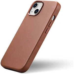 Kup Etui iCarer Case Leather MagSafe Apple iPhone 14 Plus / 15 Plus hnědé - ICR478 - {ean13} - Sklep Home Screen
