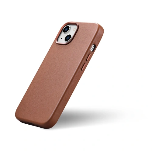 Kup Case iCarer Case Leder MagSafe Apple iPhone 14 Plus / 15 Plus braun - ICR478 - {ean13} - Sklep Home Screen