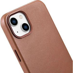 Kup Etui iCarer Case Leather MagSafe Apple iPhone 14 Plus / 15 Plus hnědé - ICR478 - {ean13} - Sklep Home Screen