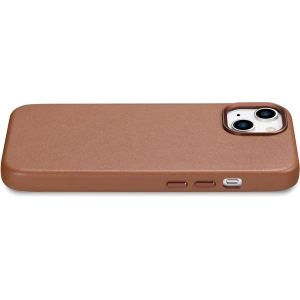Kup Etui iCarer Case Leather MagSafe Apple iPhone 14 Plus / 15 Plus hnědé - ICR478 - {ean13} - Sklep Home Screen