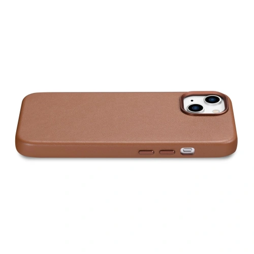 Kup Case iCarer Case Leder MagSafe Apple iPhone 14 Plus / 15 Plus braun - ICR478 - {ean13} - Sklep Home Screen