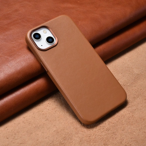 Kup Husă iCarer Case Leather MagSafe Apple iPhone 14 Plus / 15 Plus maro - ICR478 - {ean13} - Sklep Home Screen