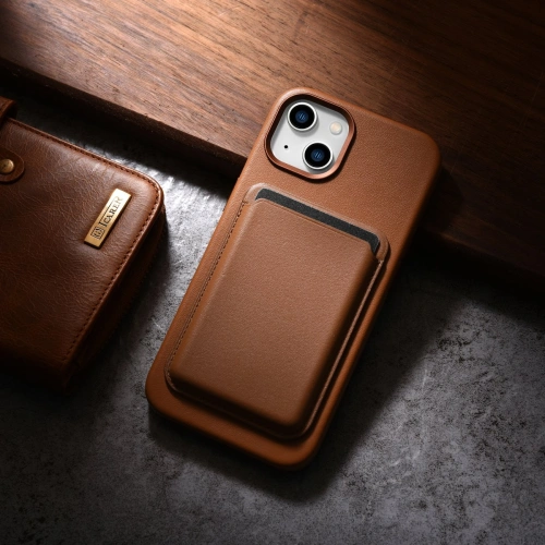 Kup Husă iCarer Case Leather MagSafe Apple iPhone 14 Plus / 15 Plus maro - ICR478 - {ean13} - Sklep Home Screen