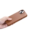 Kup Husă iCarer Case Leather MagSafe Apple iPhone 14 Plus / 15 Plus maro - ICR478 - {ean13} - Sklep Home Screen
