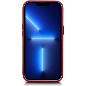 Kup Husă iCarer Case Leather MagSafe Apple iPhone 14 Plus / 15 Plus roșu - ICR479 - {ean13} - Sklep Home Screen