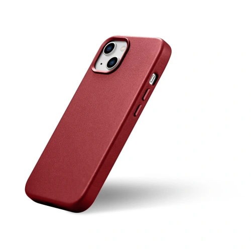 Kup Case iCarer Case Leder MagSafe Apple iPhone 14 Plus / 15 Plus rot - ICR479 - {ean13} - Sklep Home Screen
