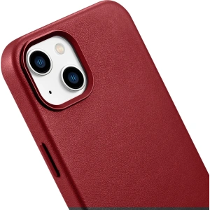 Kup Etui iCarer Case Leather MagSafe Apple iPhone 14 Plus / 15 Plus czerwony - ICR479 - {ean13} - Sklep Home Screen