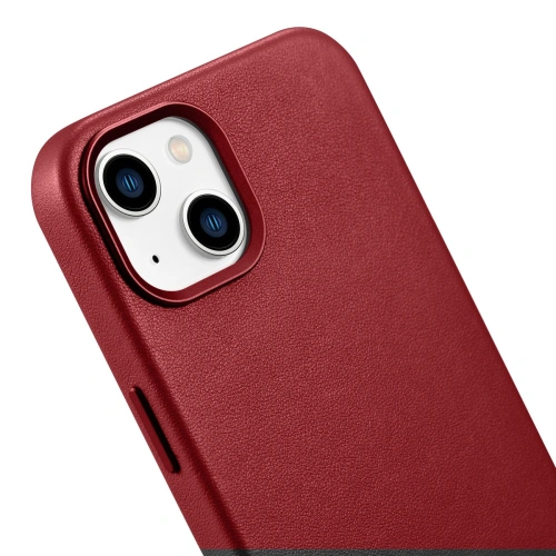 Kup Etui iCarer Case Leather MagSafe Apple iPhone 14 Plus / 15 Plus červená - ICR479 - {ean13} - Sklep Home Screen