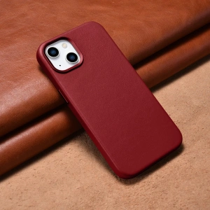 Kup Etui iCarer Case Leather MagSafe Apple iPhone 14 Plus / 15 Plus červená - ICR479 - {ean13} - Sklep Home Screen