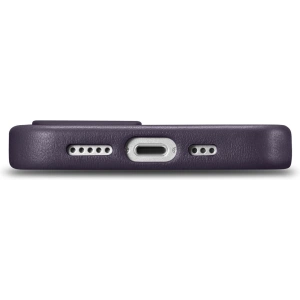 Kup Husă iCarer Case Leather MagSafe Apple iPhone 14 Plus / 15 Plus violet închis - ICR480 - {ean13} - Sklep Home Screen