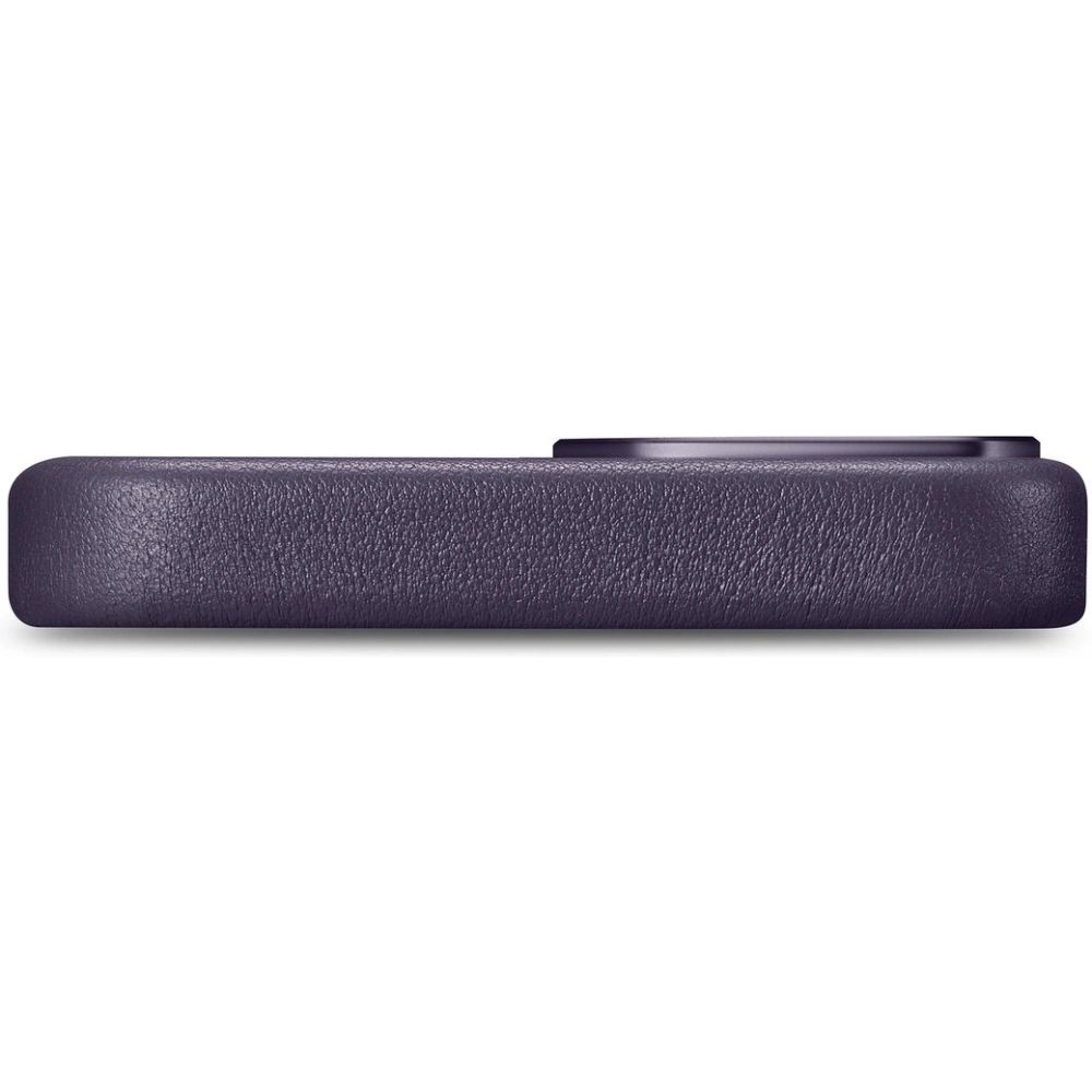 Etui iCarer Case Leather MagSafe Apple iPhone 14 Plus / 15 Plus ciemnofioletowy