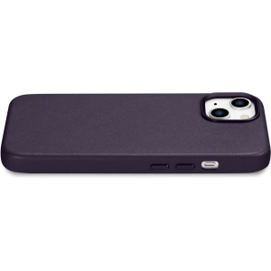 Kup Etui iCarer Case Leather MagSafe Apple iPhone 14 Plus / 15 Plus tmavě fialová - ICR480 - {ean13} - Sklep Home Screen