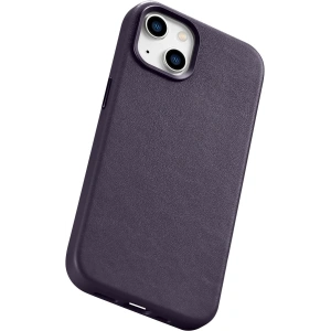 Kup Etui iCarer Case Leather MagSafe Apple iPhone 14 Plus / 15 Plus tmavě fialová - ICR480 - {ean13} - Sklep Home Screen