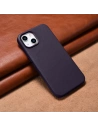 Kup Etui iCarer Case Leather MagSafe Apple iPhone 14 Plus / 15 Plus ciemnofioletowy - ICR480 - {ean13} - Sklep Home Screen